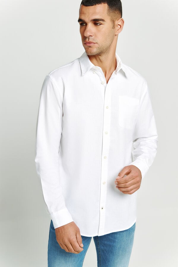 Jack & Jones Oxford casual shirt white