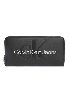Springfield Portemonnaie Calvin Jeans Damen Sculpted schwarz