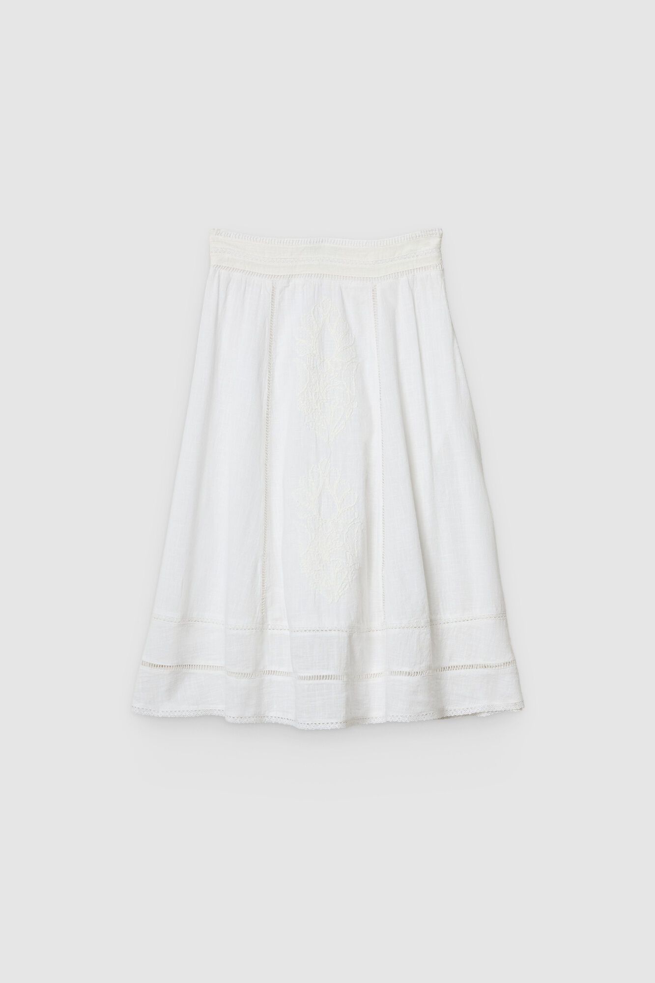 Inside Falda midi bordada