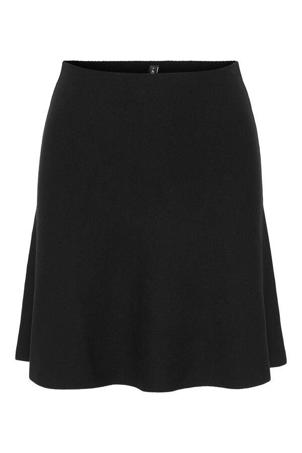 Only Falda corta de punto negro