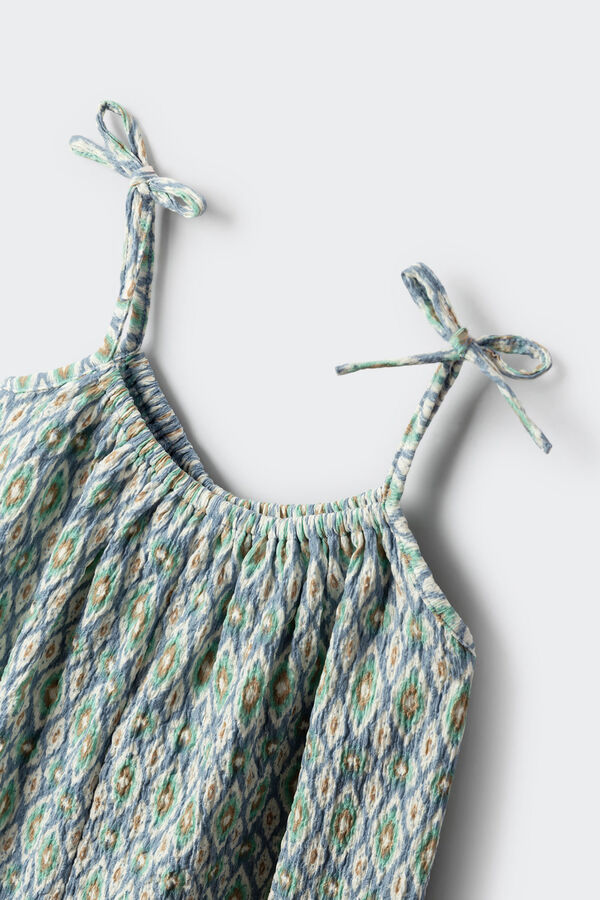 Springfield Kids Jardineiras ikat menina bege