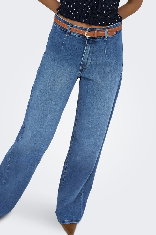 Only Jeans Wide Leg azul