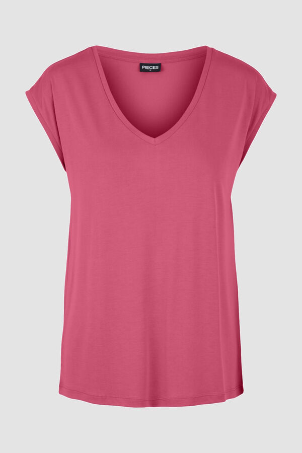 Springfield Essential short-sleeved T-shirt  pink