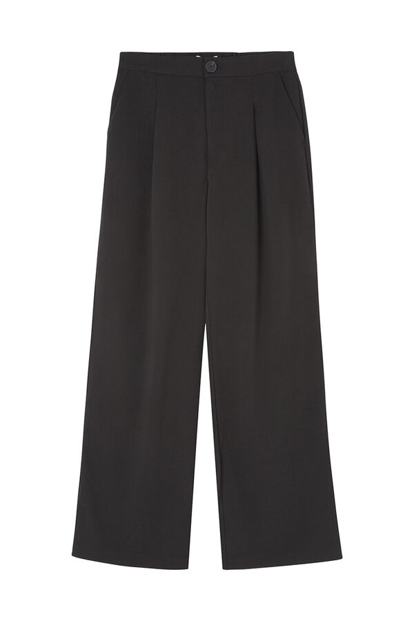 Springfield Black trousers with darts black