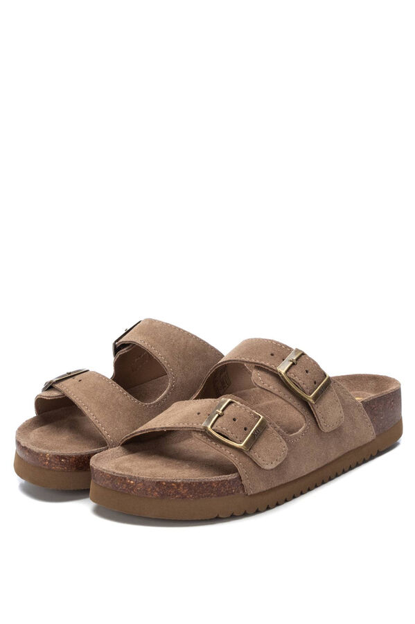 XTI Sandalia con hebillas nude