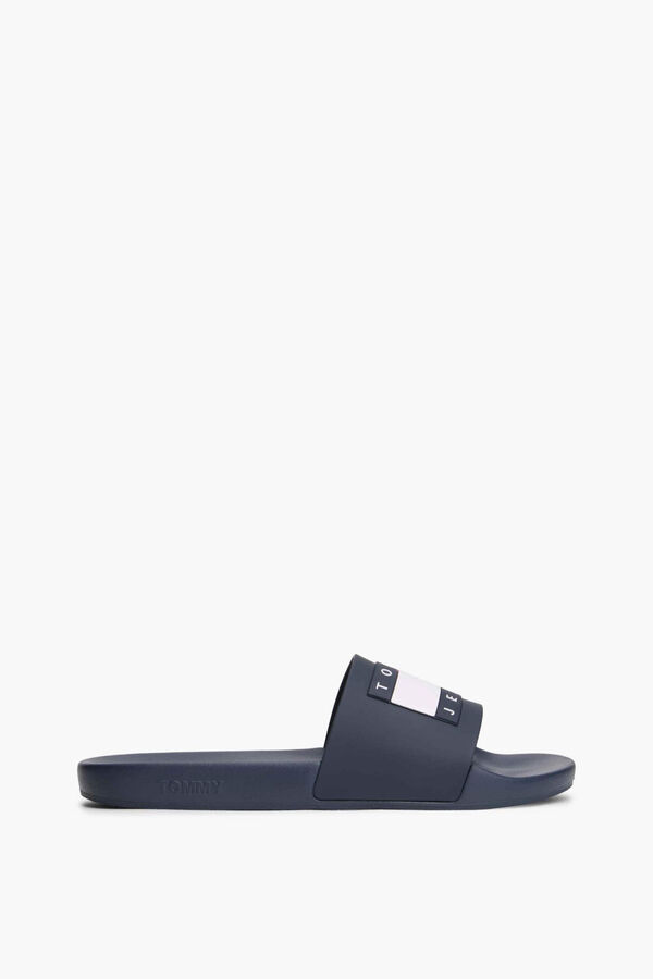 Tommy Jeans Chanclas tipo pala azul
