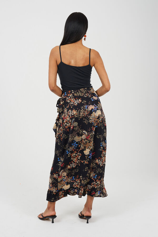 Brave Soul Saia com estampado floral branco