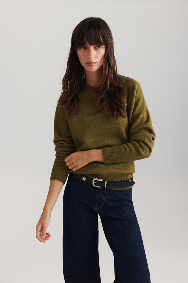 Springfield Basic knit jumper green