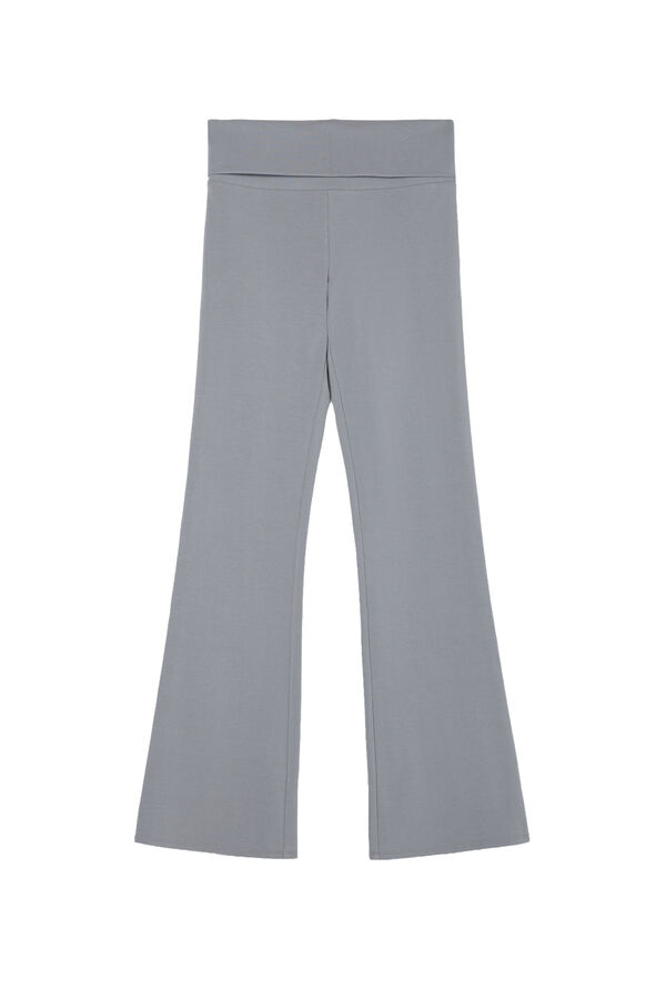 Balmohk Pantal&oacute;n acampanado cintura gris