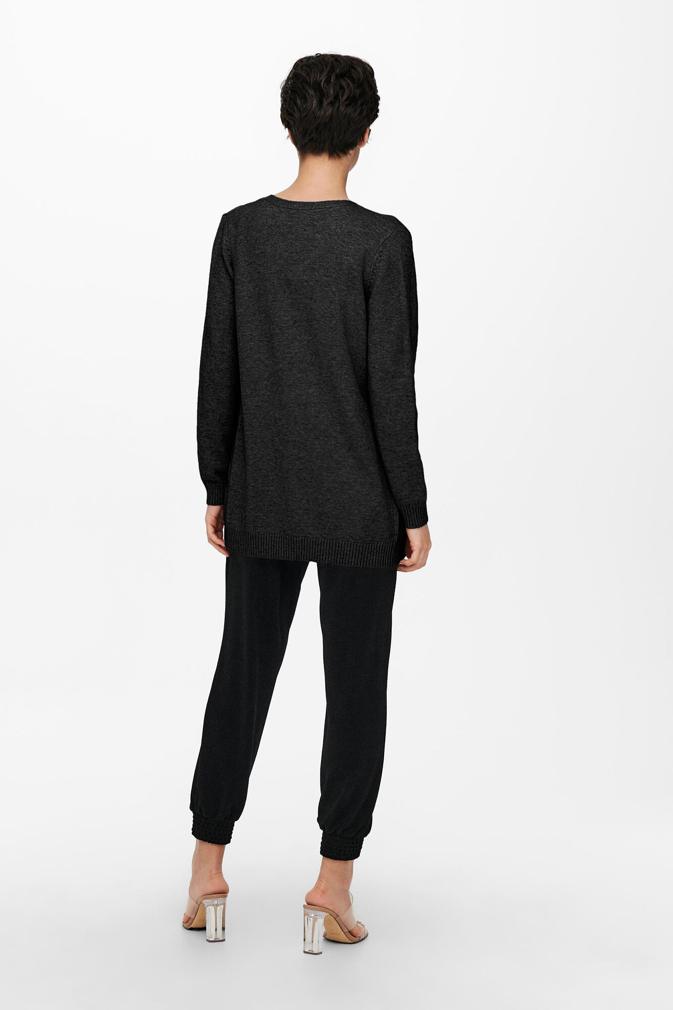 Only Casaco comprido de malha 