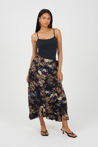 Brave Soul Falda con estampado floral