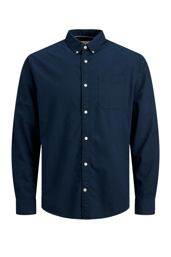 Springfield Camisa comfort fit oxford navy