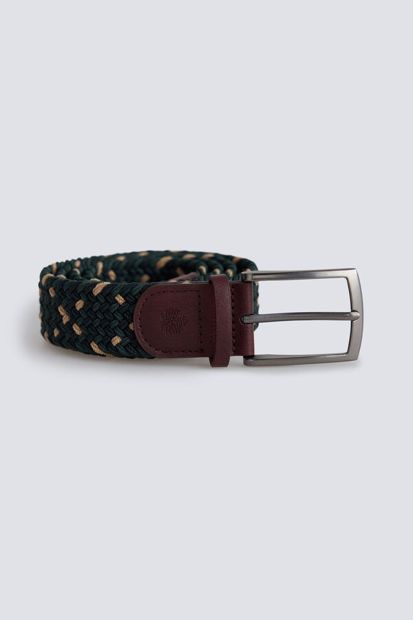 Springfield Multicoloured braided belt green