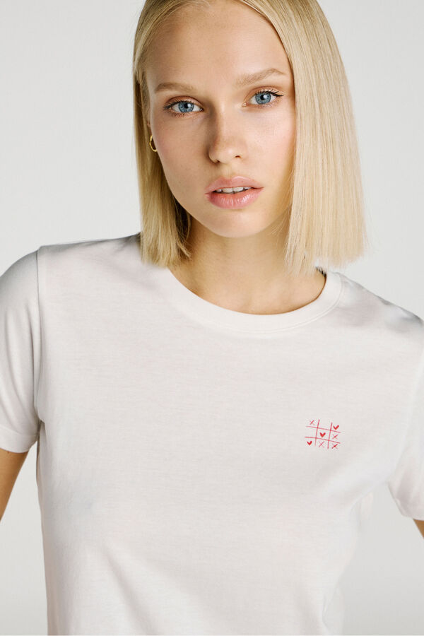 Jack & Jones Slim fit T-shirt feh&eacute;r