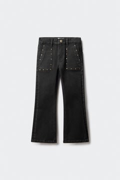 Springfield Kids Pantalone Kick flare sa nitnama za devojčice