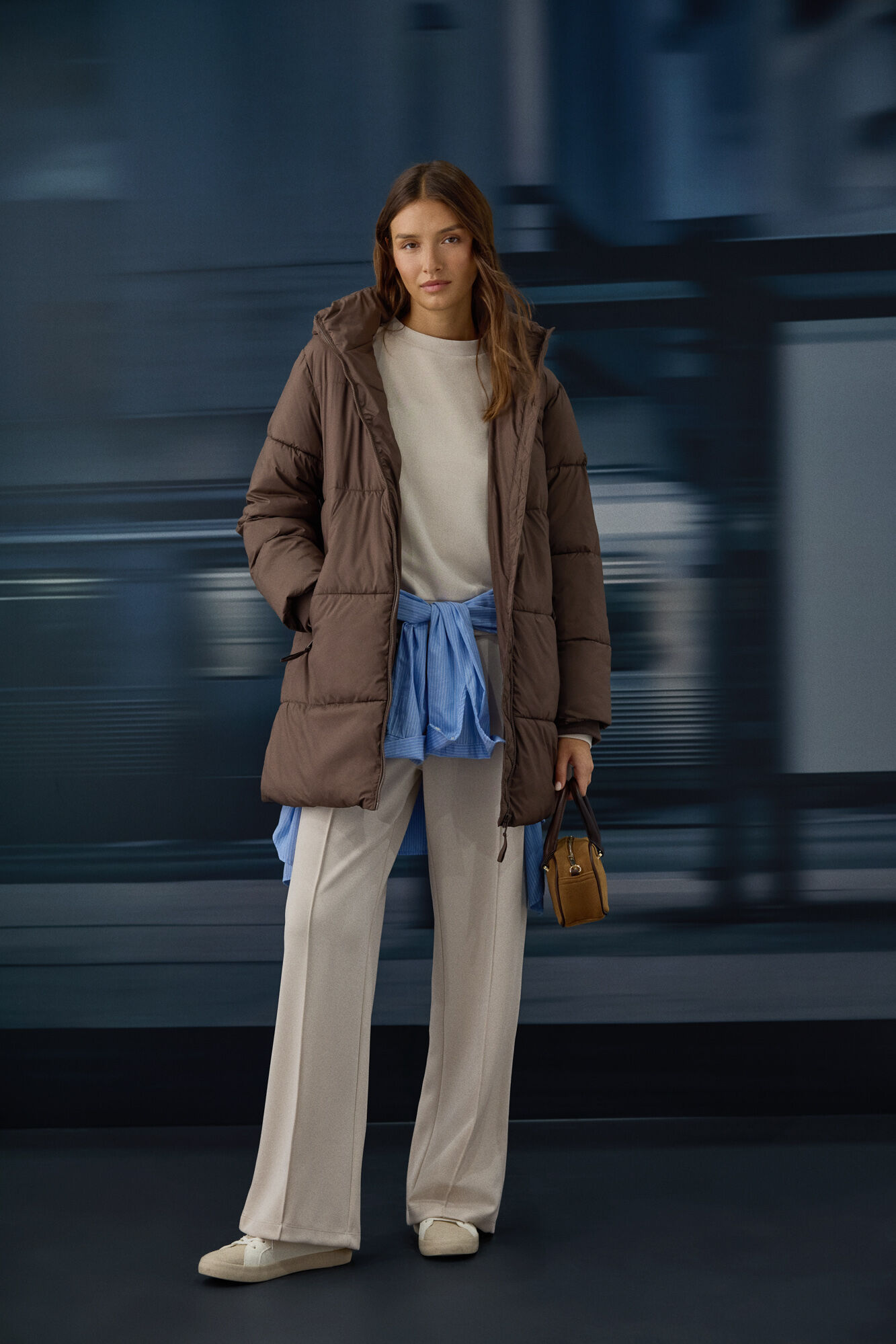 Springfield Veste midi matelass&eacute;e r&eacute;sistante &agrave; l'eau