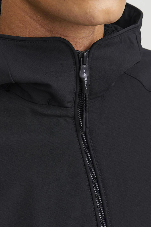 Jack & Jones Chaqueta bomber capucha negro