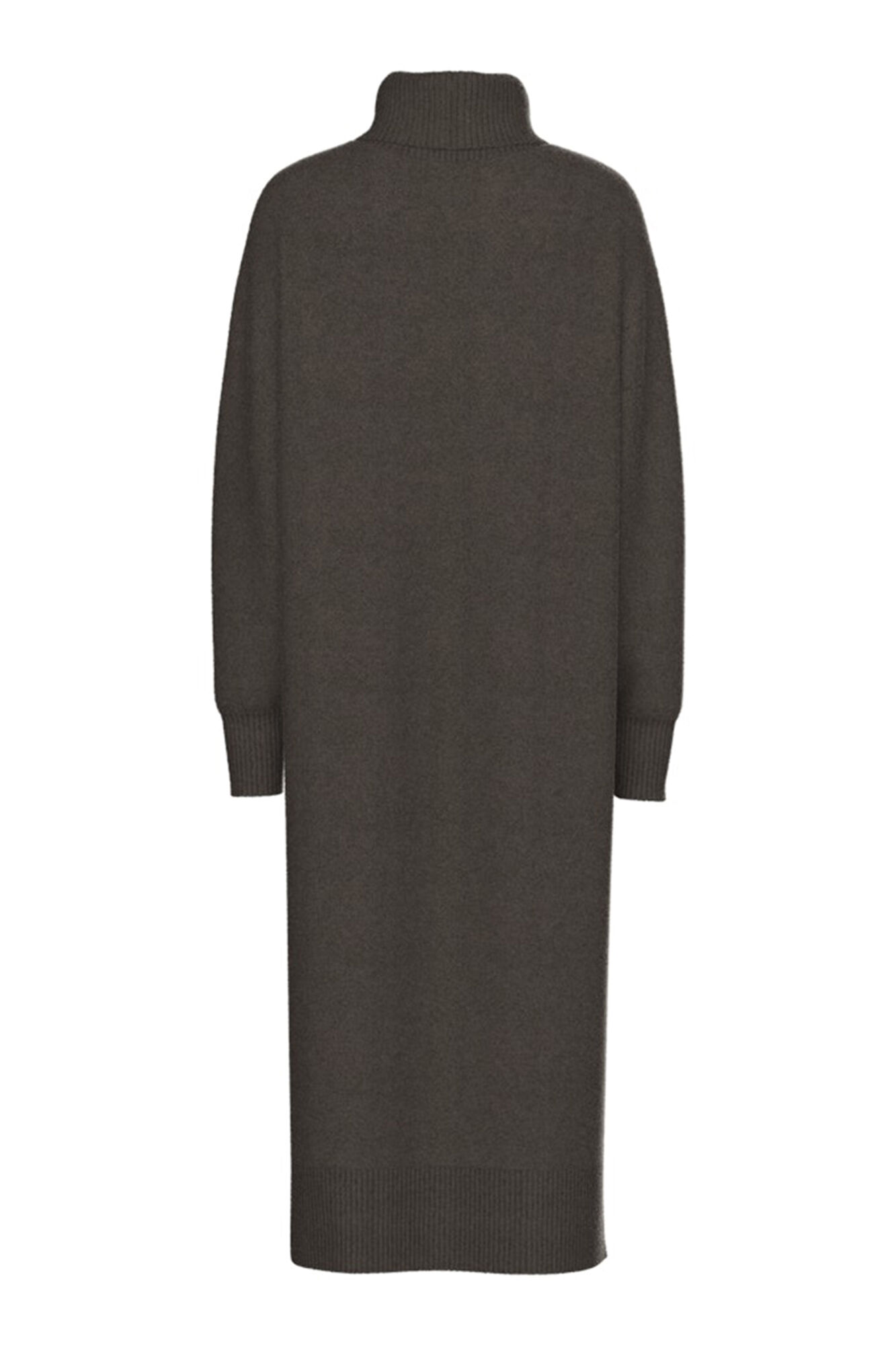 Pieces Vestido punto midi cuello alto