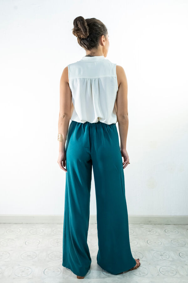 Cul Sac Ruched shirt beige