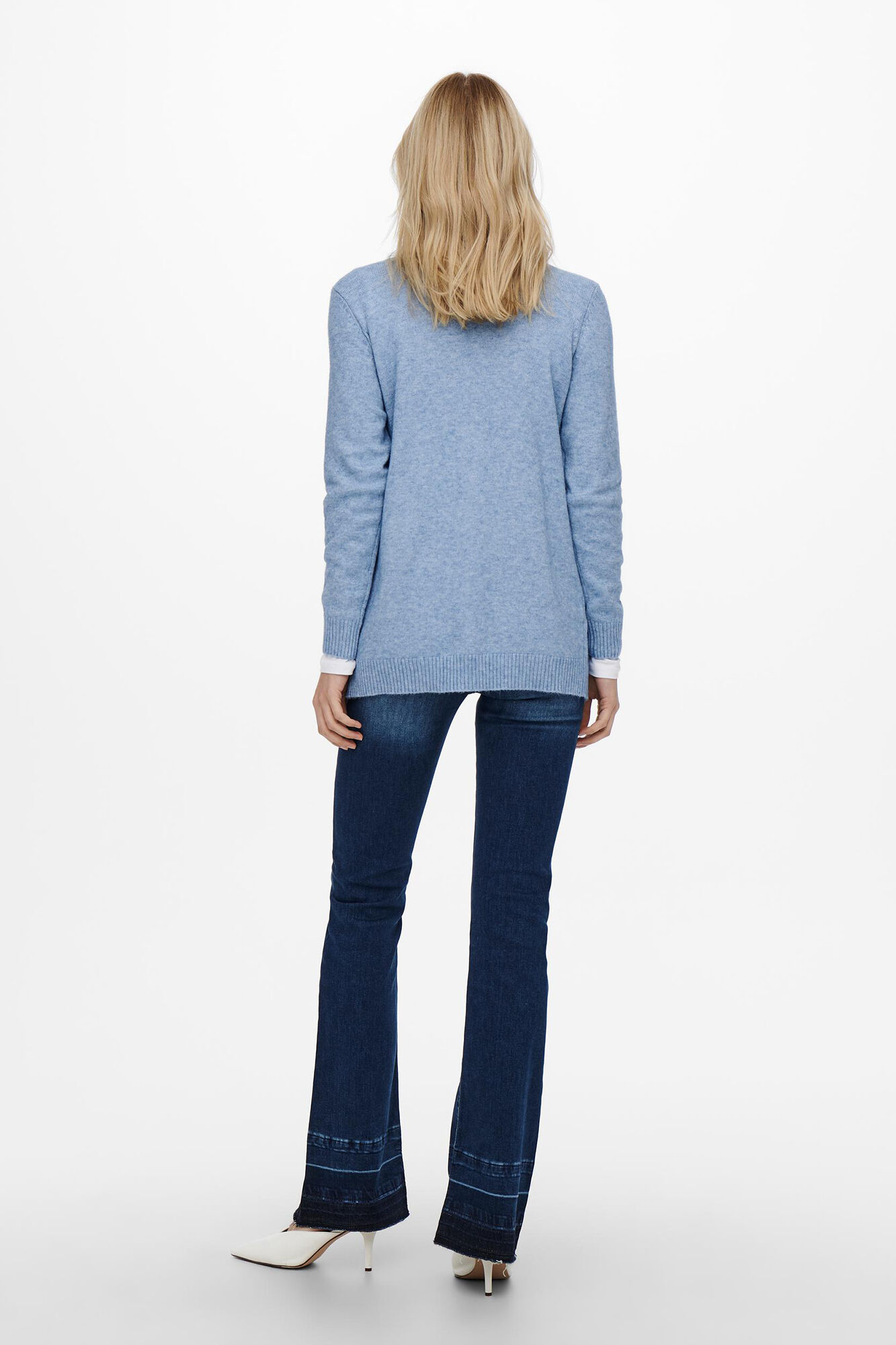 Only Casaco de malha com bolsos