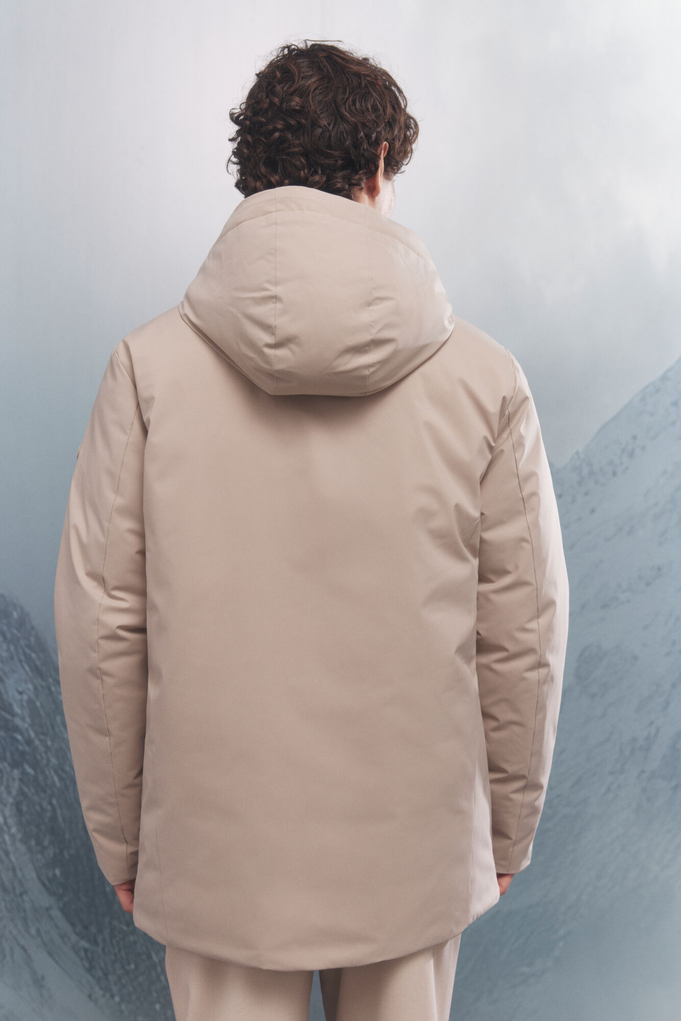 Parka Springfield à Capuche Fixe - Coupe Régulière, 4 Poches, Mélange Nylon/coton - 4