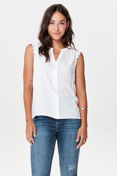 Only Blusa fluida sem mangas