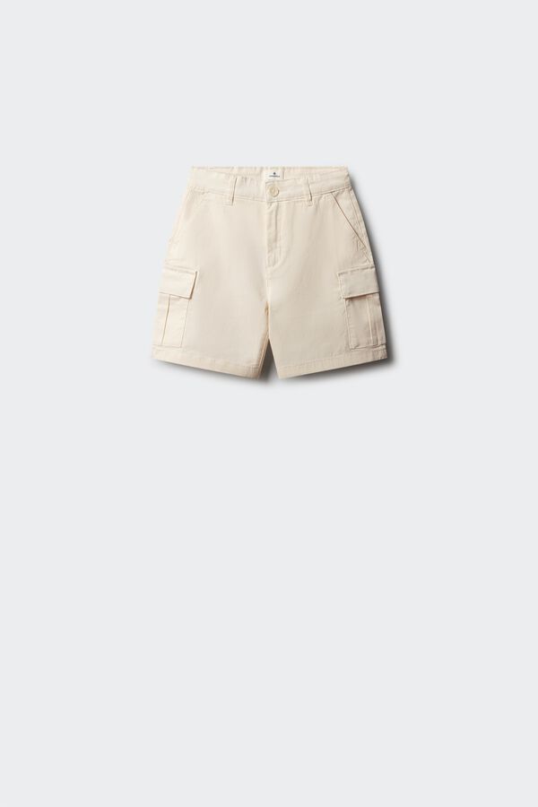 Springfield Kids Bermuda chino cargo de menino branco