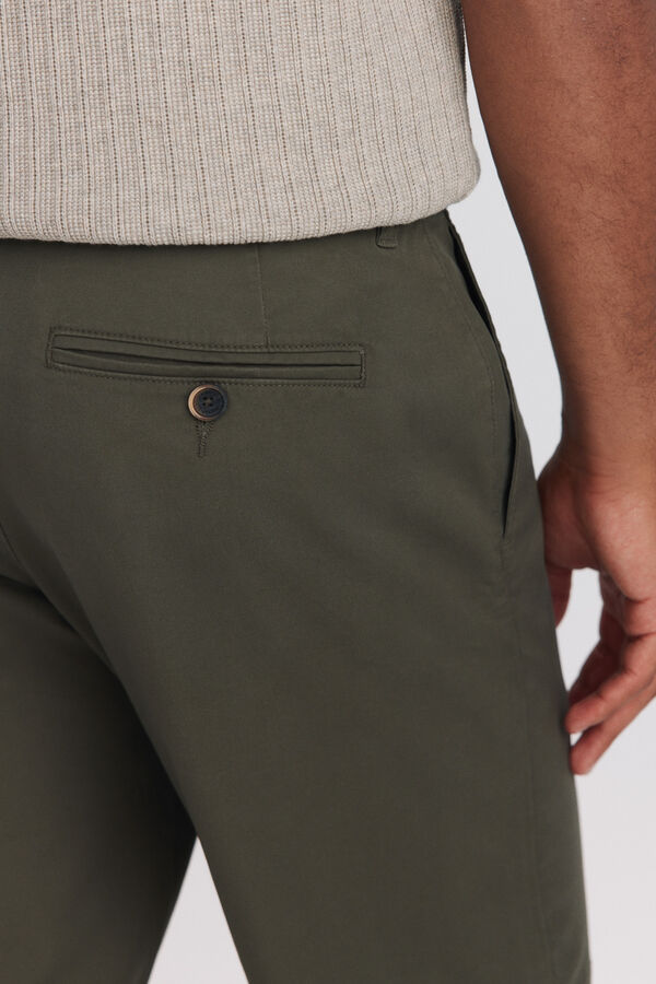 Springfield Bermude u boji comfort fit Kaki