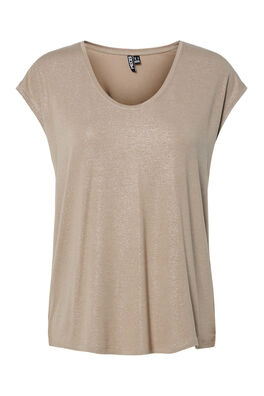 Camiseta lurex escote