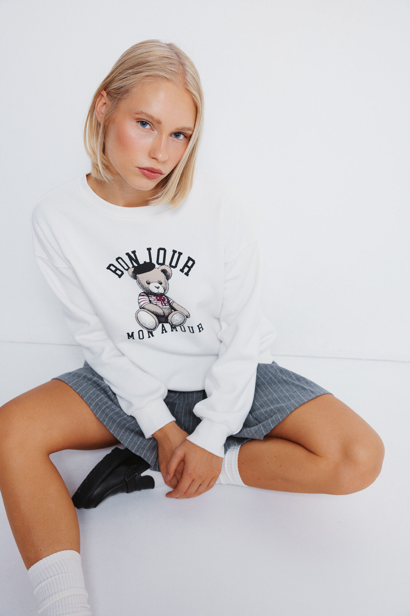 Springfield Sweatshirt "Bonjour mon amour"