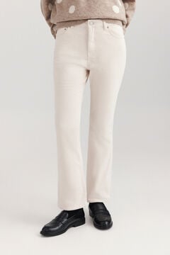 Springfield Pantalone od somota sa zvonastim nogavicama