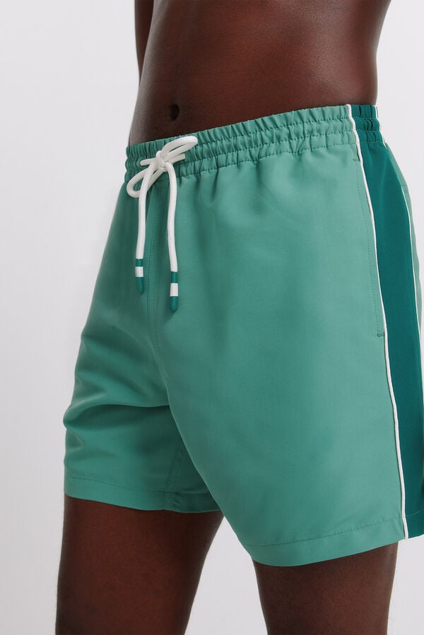 Springfield Plain V-shaped swimwear green