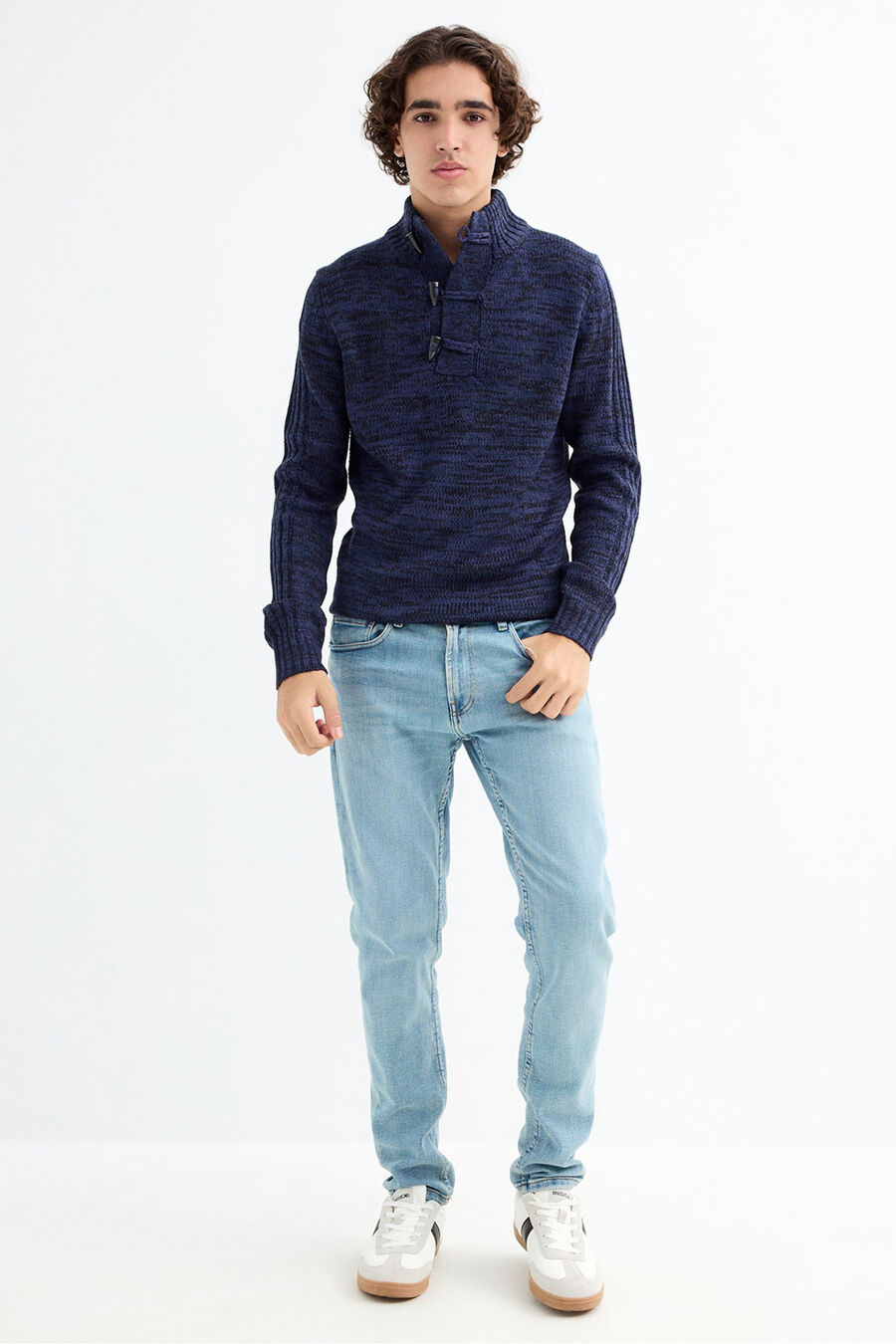 Jersey cuello alto torzal