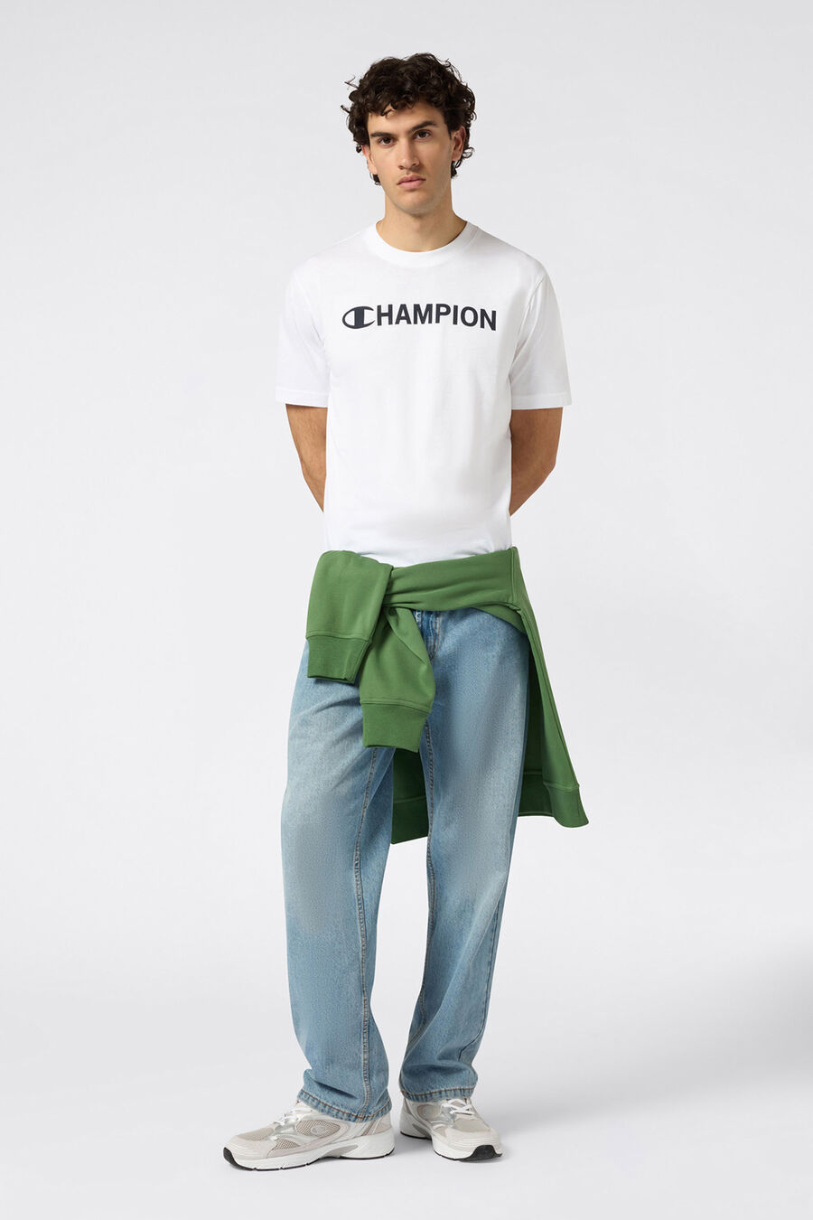 Camiseta cuello caja Champion