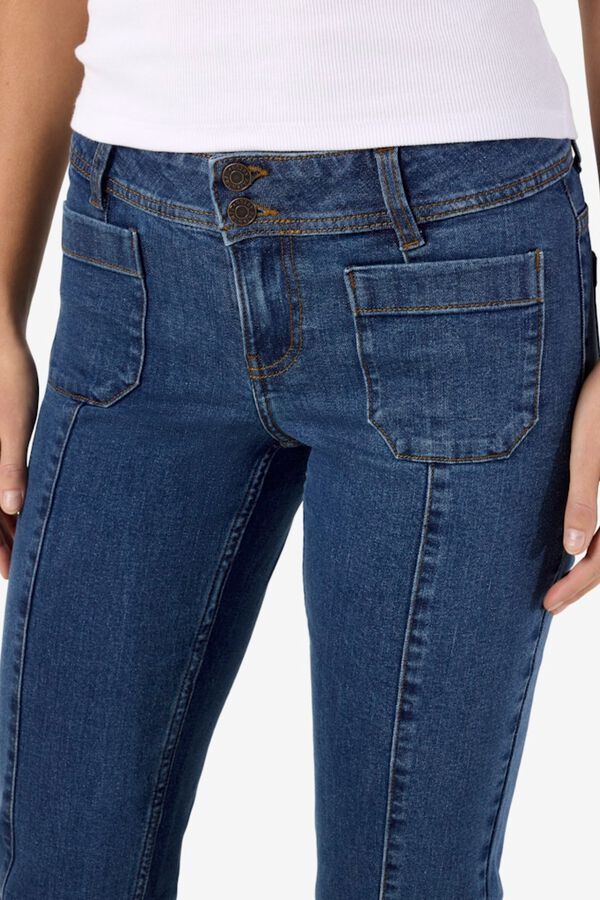 Noisy May Straight with front pockets jeans blue