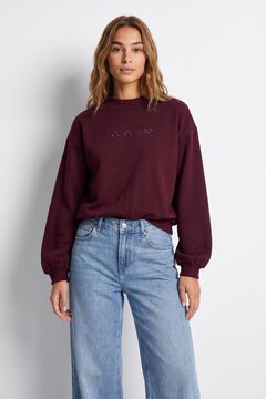 Tiffosi Sudadera oversize cuello redondo