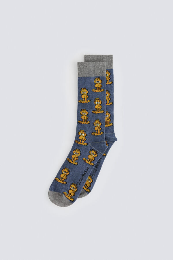 Springfield Garfield&trade; socks blue