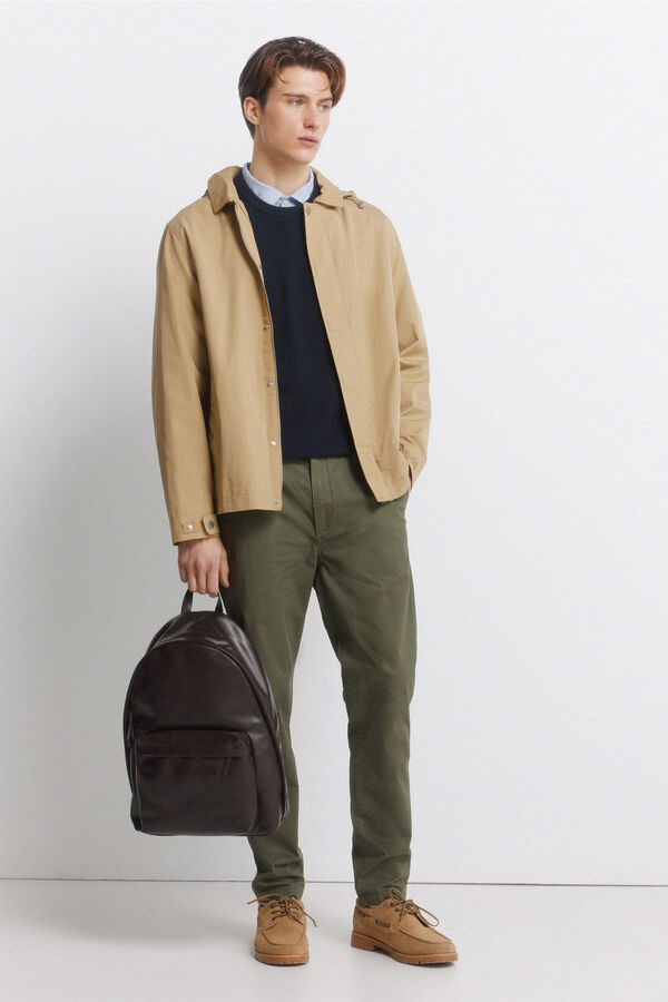 Springfield Parka leve castanho