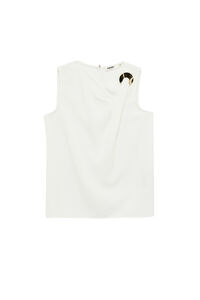 Koton Blusa accesorio met&aacute;lico