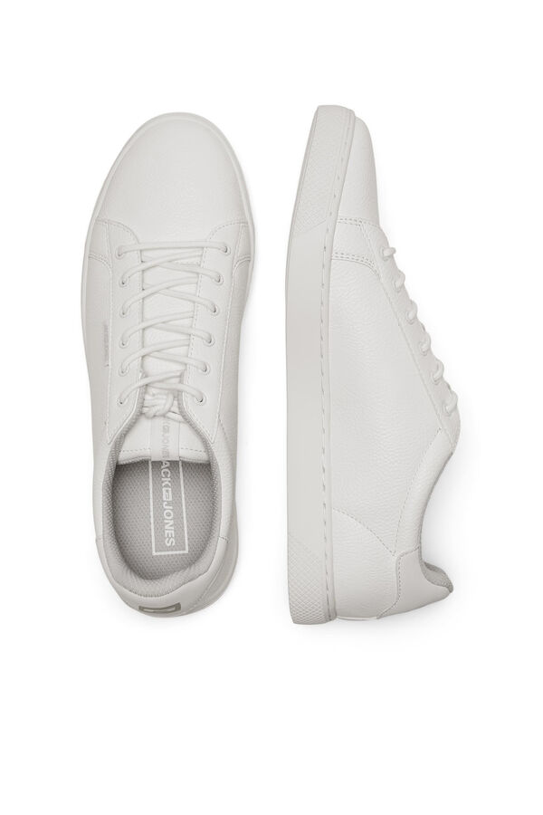 Springfield Plain contrast sole trainers white