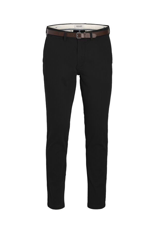 Jack & Jones PLUS Slim fit chinos black