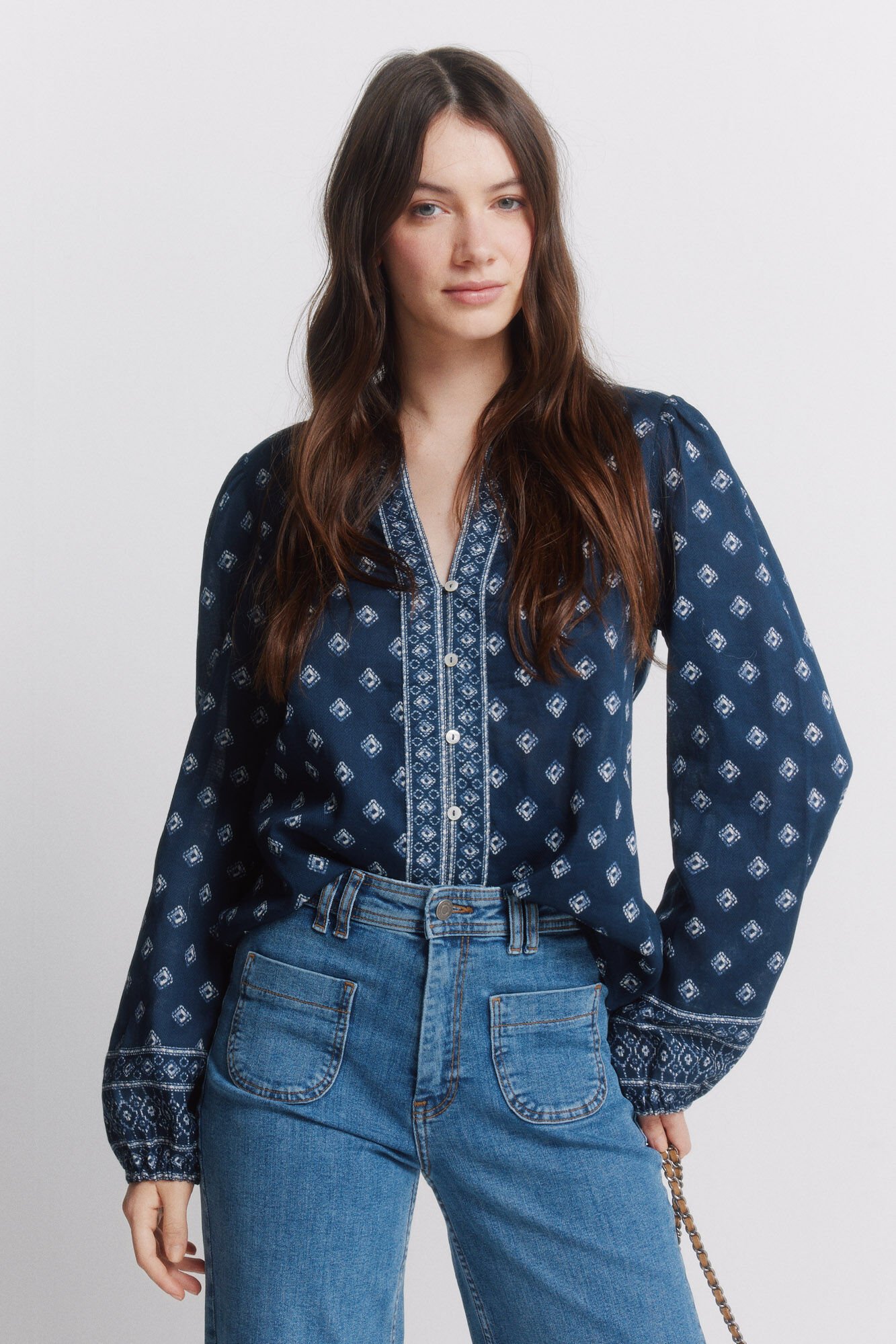 Springfield Printed long sleeve shirt