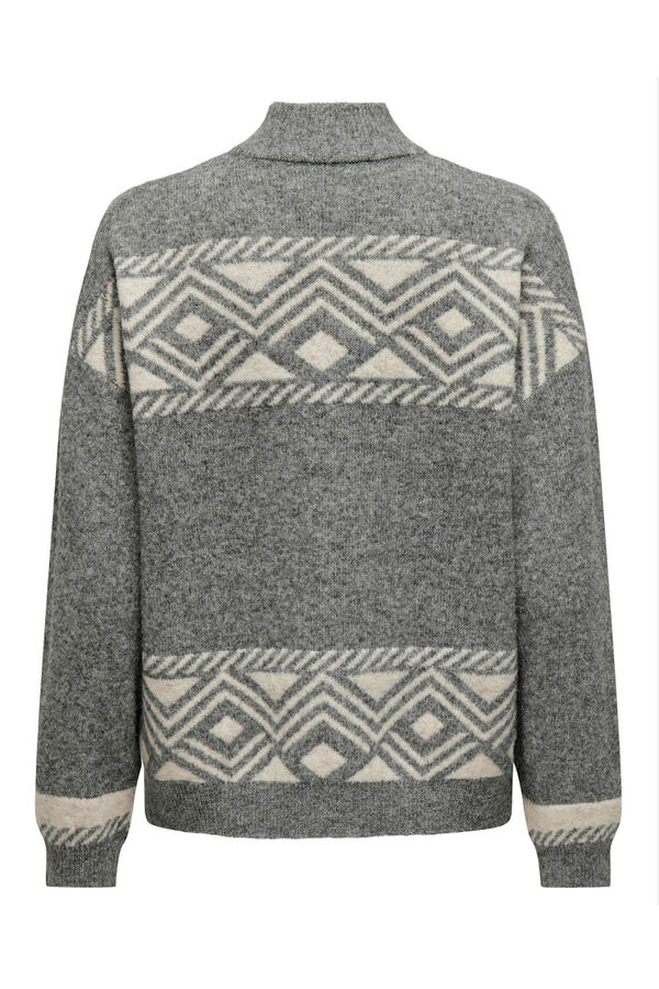 Only Jersey detalle cenefa gris