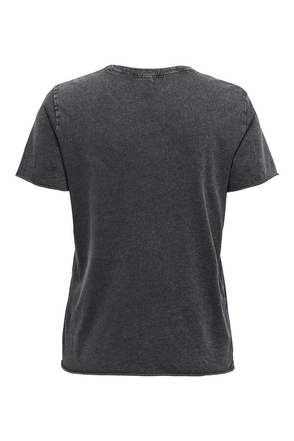 Only Camiseta estampada de manga corta gris