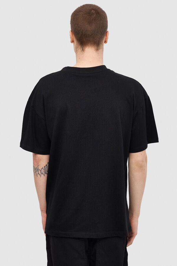 Springfield T-shirt estampado Mandalorian preto