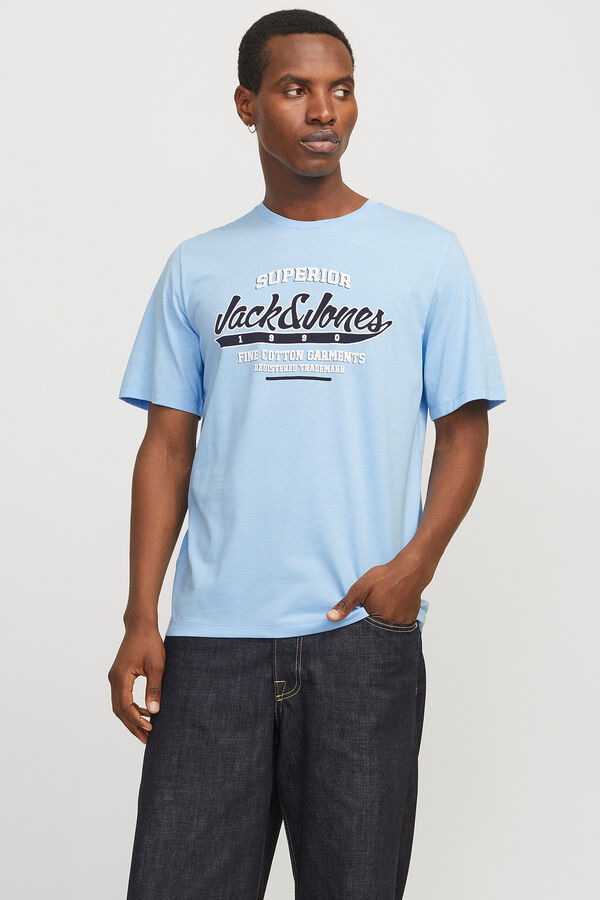 Jack & Jones Camiseta estándar fit azul