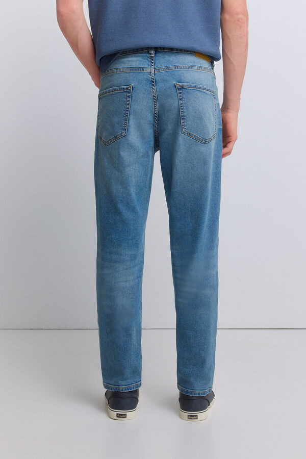 Springfield Overtinted skinny fit jeans blue