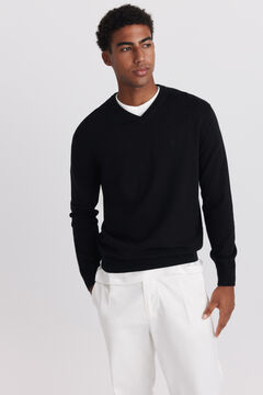 Springfield V-neck basic jumper