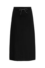 JDY Falda larga lurex negro