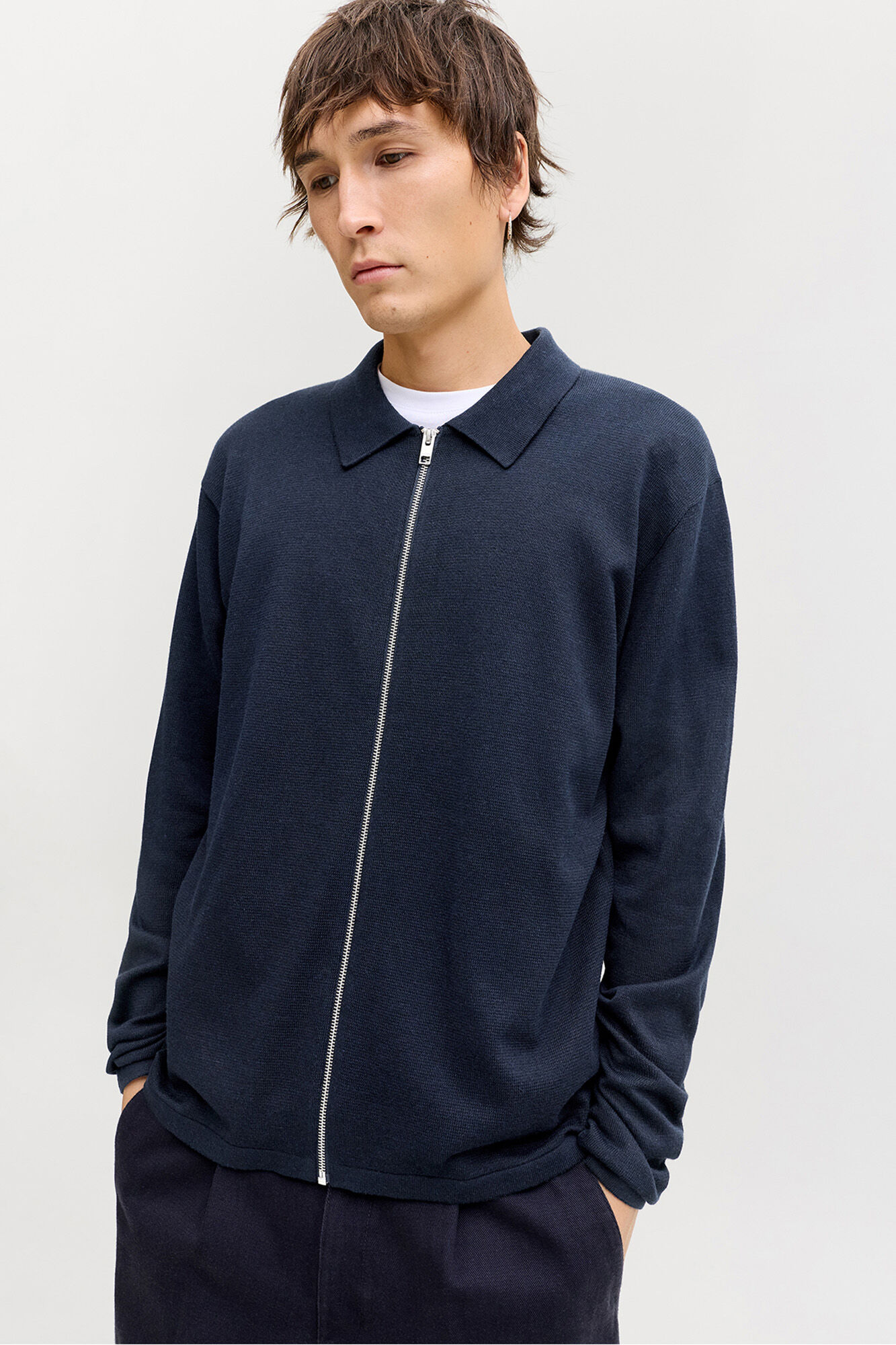 Jack & Jones Casaco de malha b&aacute;sico